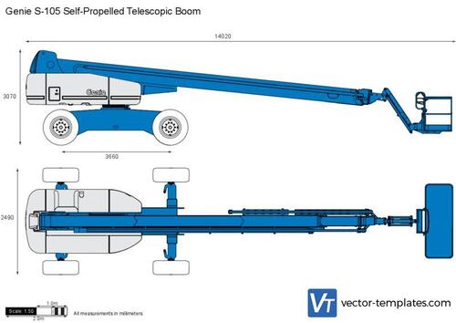 Genie S-105 Self-Propelled Telescopic Boom