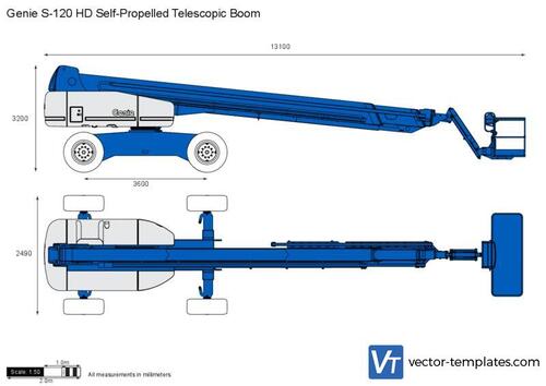 Genie S-120 HD Self-Propelled Telescopic Boom