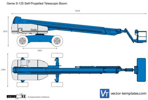 Genie S-125 Self-Propelled Telescopic Boom