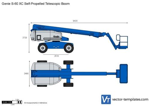 Genie S-60 XC Self-Propelled Telescopic Boom