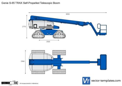 Genie S-65 TRAX Self-Propelled Telescopic Boom