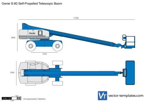 Genie S-80 Self-Propelled Telescopic Boom