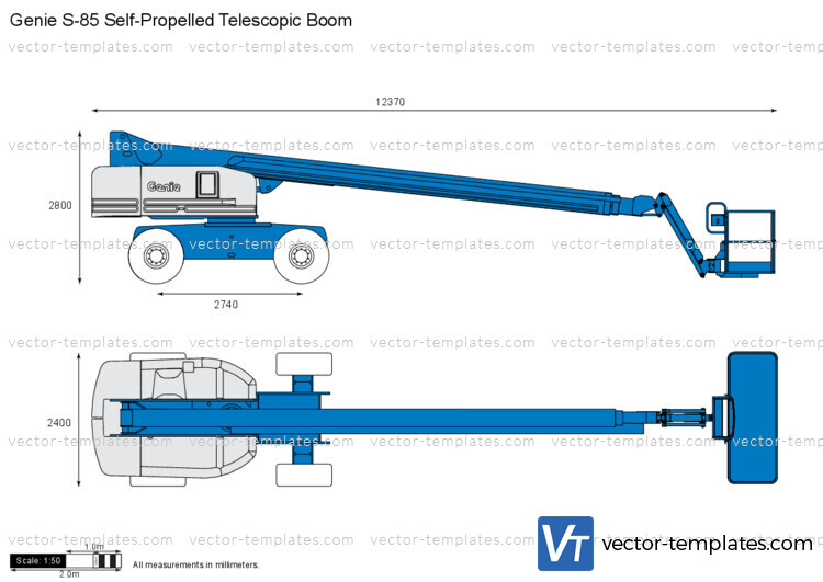 Genie S-85 Self-Propelled Telescopic Boom