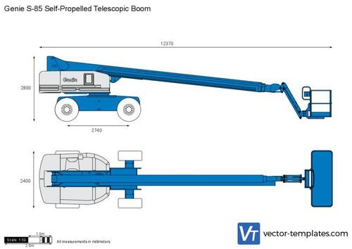 Genie S-85 Self-Propelled Telescopic Boom