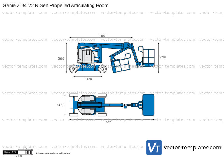 Genie Z-34-22 N Self-Propelled Articulating Boom