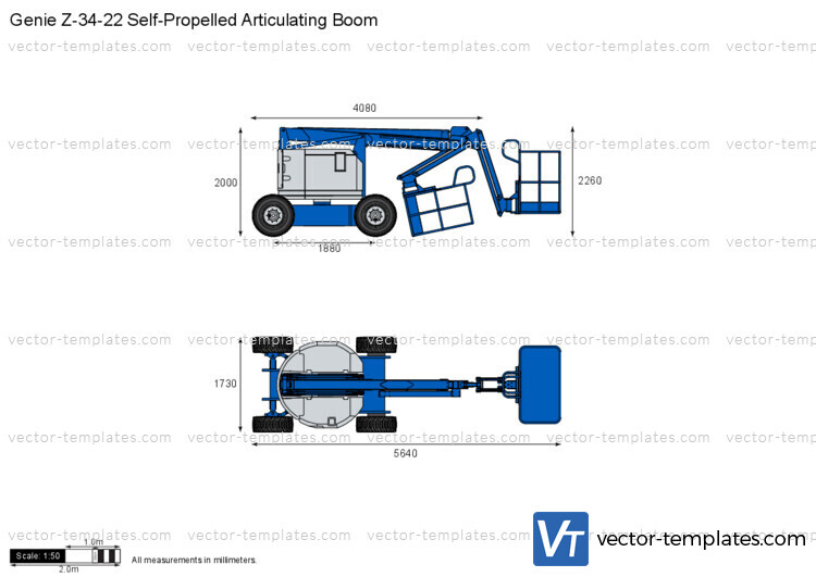 Genie Z-34-22 Self-Propelled Articulating Boom