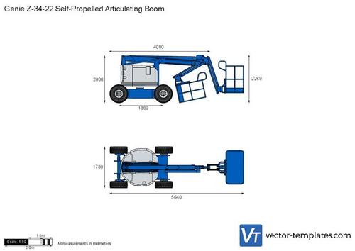 Genie Z-34-22 Self-Propelled Articulating Boom