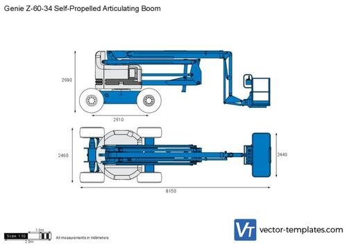 Genie Z-60-34 Self-Propelled Articulating Boom