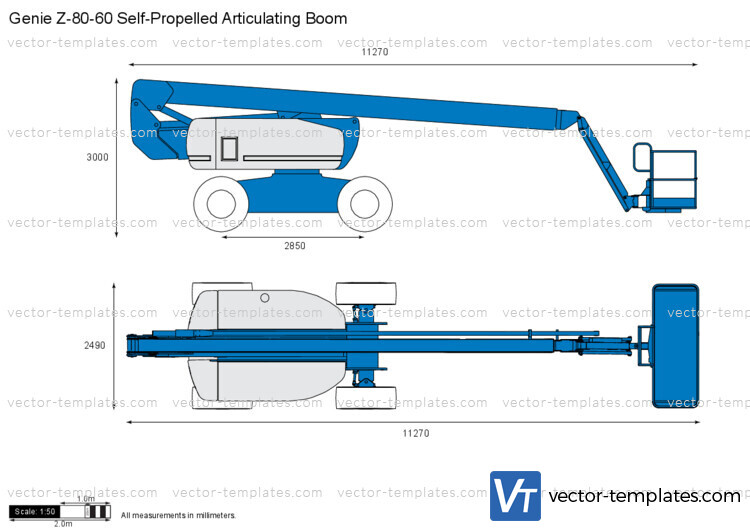 Genie Z-80-60 Self-Propelled Articulating Boom