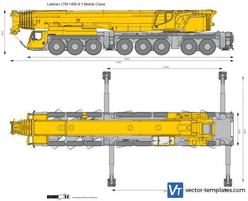 Liebherr LTM 1450-8.1 Mobile Crane