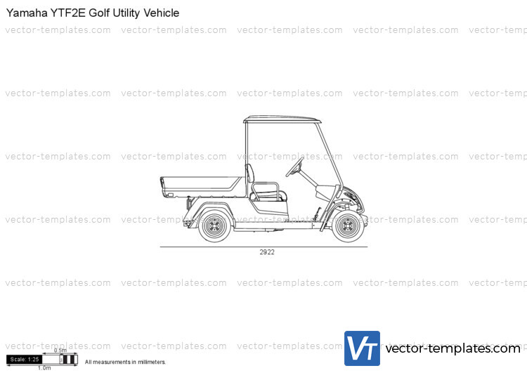 Yamaha YTF2E Golf Utility Vehicle