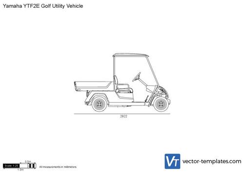 Yamaha YTF2E Golf Utility Vehicle