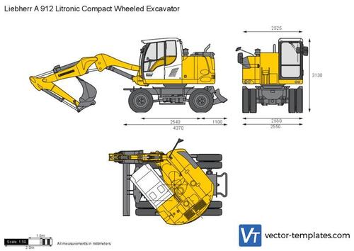 Liebherr A 912 Litronic Compact Wheeled Excavator