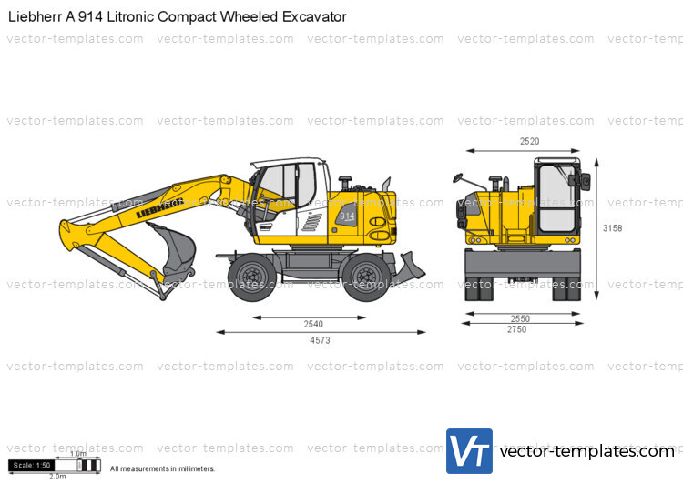 Liebherr A 914 Litronic Compact Wheeled Excavator