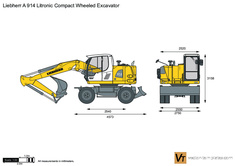 Liebherr A 914 Litronic Compact Wheeled Excavator