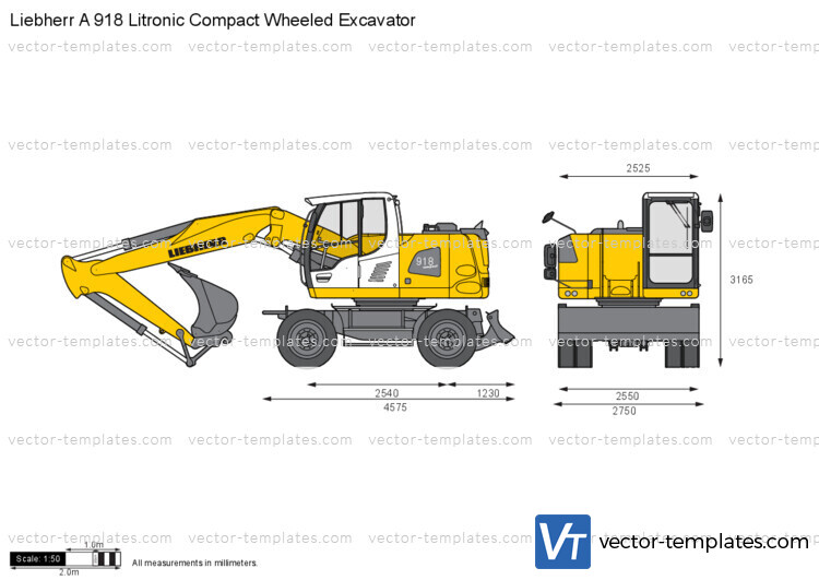 Liebherr A 918 Litronic Compact Wheeled Excavator