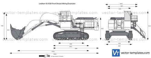 Liebherr R 9150 Front Shovel Mining Excavator