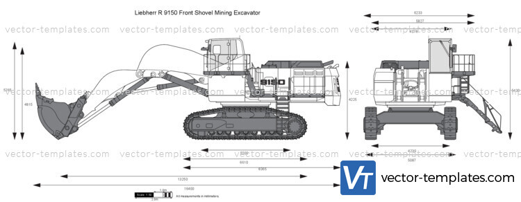 Liebherr R 9150 Front Shovel Mining Excavator