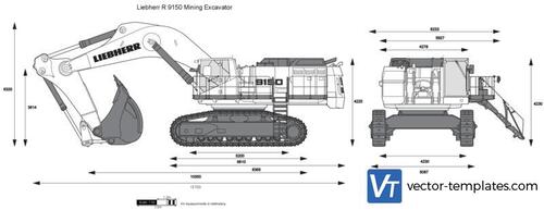 Liebherr R 9150 Mining Excavator