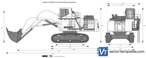 Liebherr R 9200 Front Shovel Mining Excavator