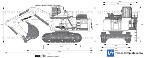 Liebherr R 9200 Mining Excavator