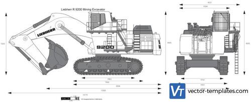 Liebherr R 9200 Mining Excavator