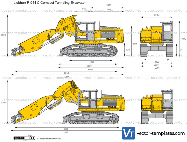 Liebherr R 944 C Compact Tunneling Excavator