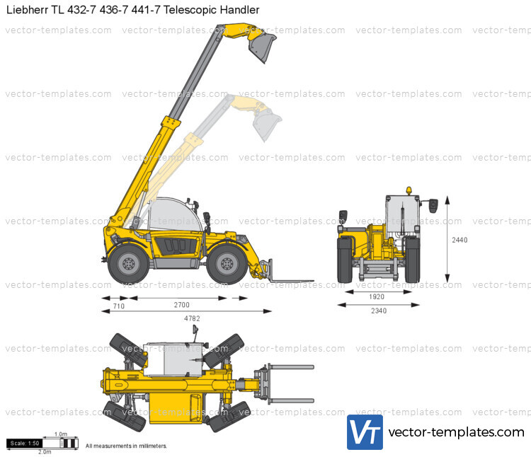 Liebherr TL 432-7 436-7 441-7 Telescopic Handler