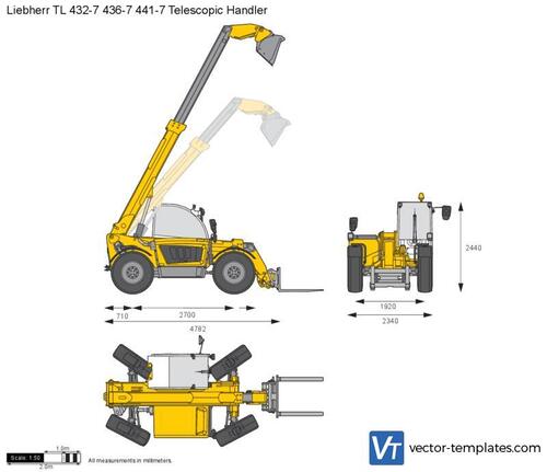 Liebherr TL 432-7 436-7 441-7 Telescopic Handler