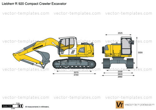 Liebherr R 920 Compact Crawler Excavator