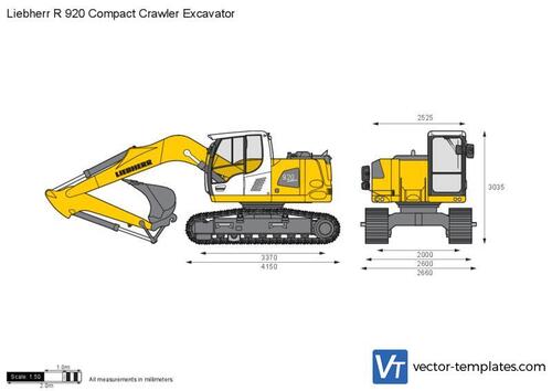 Liebherr R 920 Compact Crawler Excavator