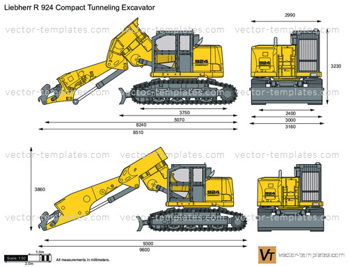 Liebherr R 924 Compact Tunneling Excavator