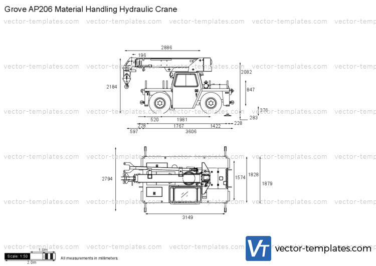 Grove AP206 Material Handling Hydraulic Crane