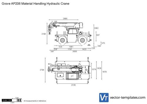 Grove AP206 Material Handling Hydraulic Crane