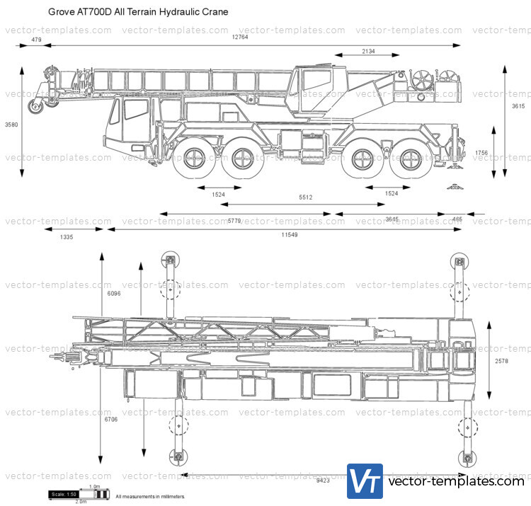 Grove AT700D All Terrain Hydraulic Crane