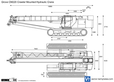 Grove CM220 Crawler Mounted Hydraulic Crane