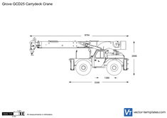 Grove GCD25 Carrydeck Crane