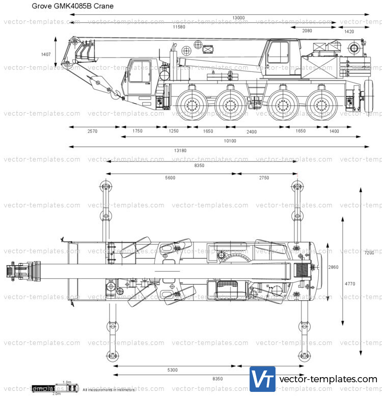 Grove GMK4085B Crane