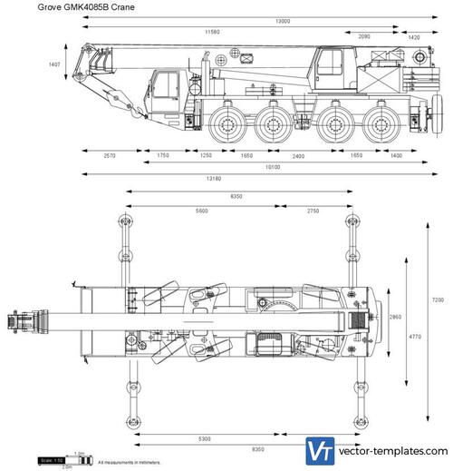 Grove GMK4085B Crane