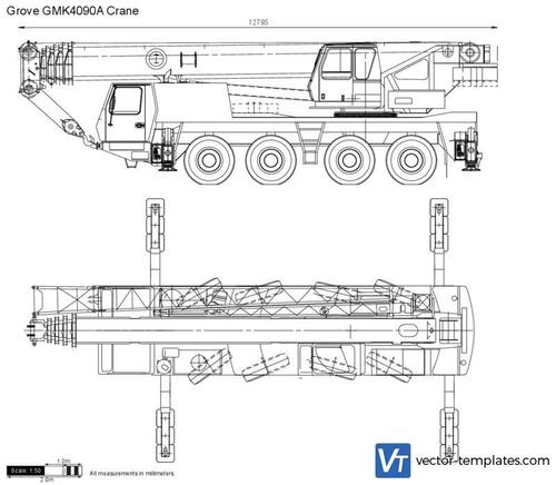 Grove GMK4090A Crane