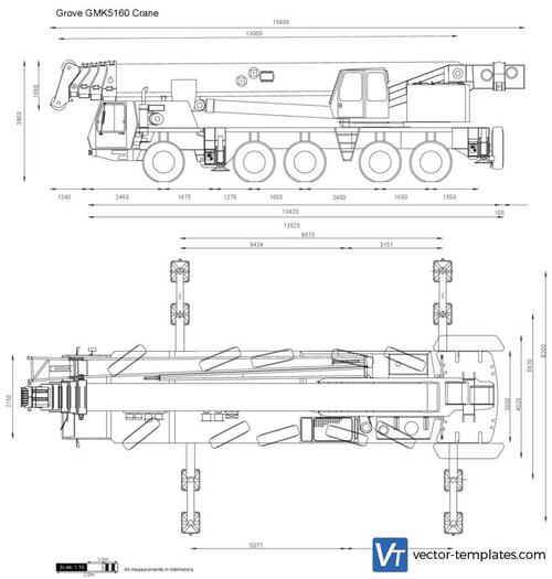 Grove GMK5160 Crane