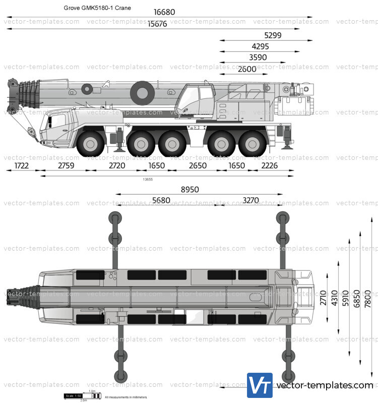 Grove GMK5180-1 Crane