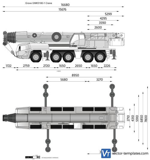 Grove GMK5180-1 Crane