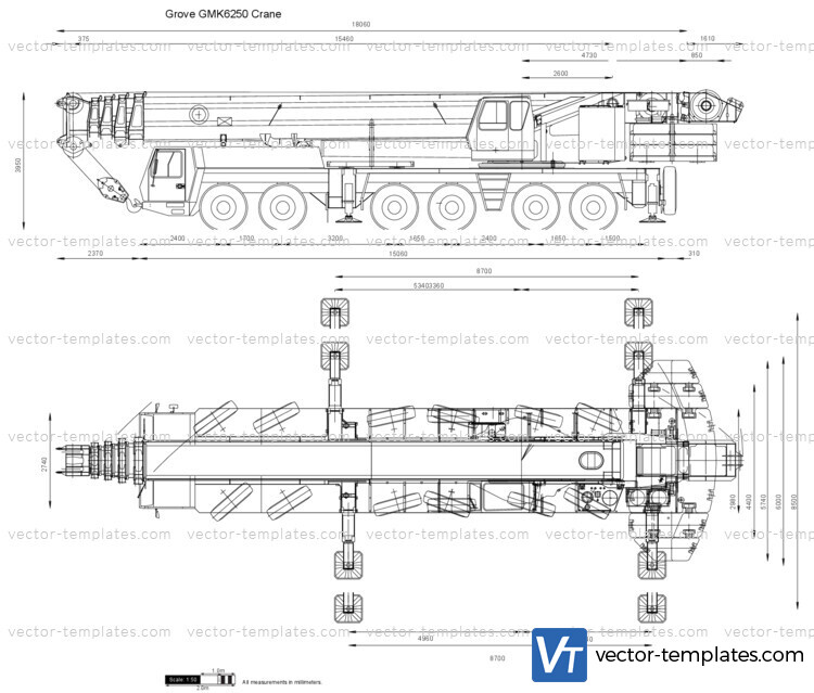 Grove GMK6250 Crane