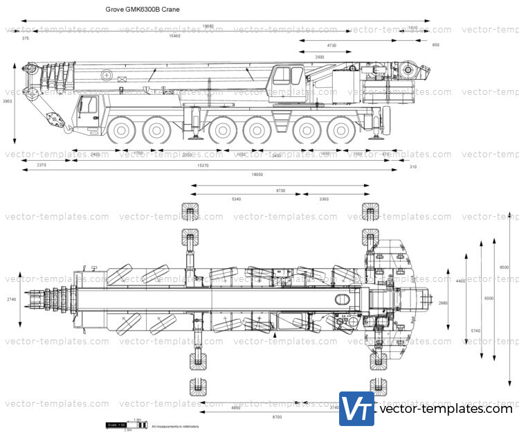 Grove GMK6300B Crane