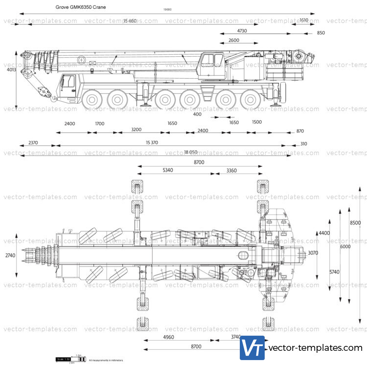 Grove GMK6350 Crane