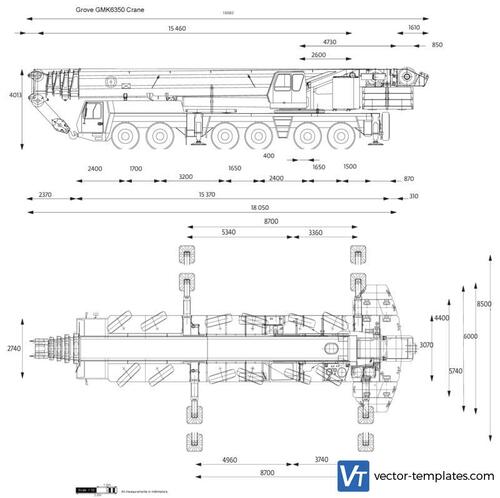 Grove GMK6350 Crane