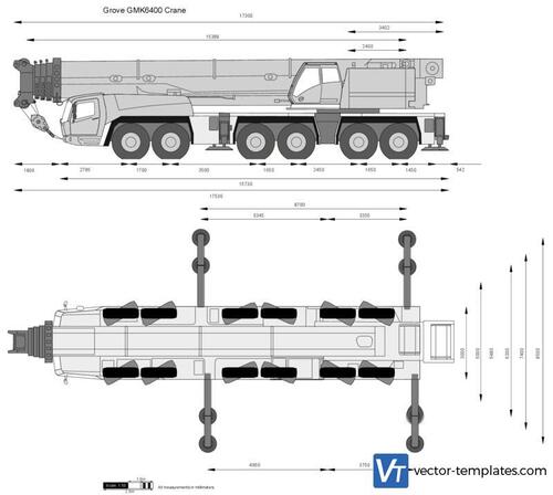 Grove GMK6400 Crane