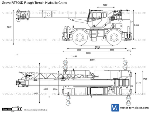 Grove RT500D Rough Terrain Hydaulic Crane