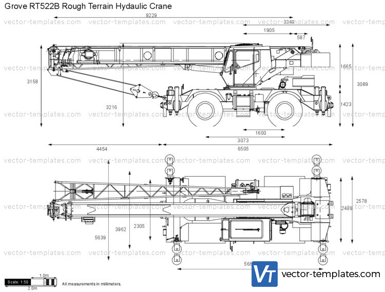 Grove RT522B Rough Terrain Hydaulic Crane